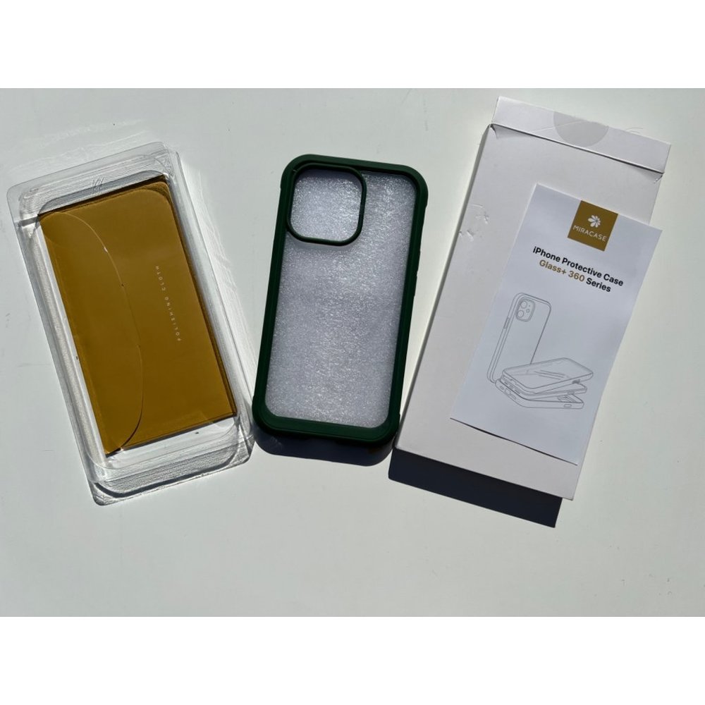 Miracase iPhone 13 Pro 2 Piece Phone Case Acacia Green